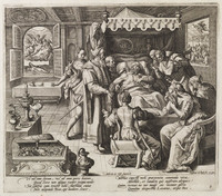TvB G 2137
          <br/>
          Dives et Lazarus (3)
          <br/>
          <em>Passe I, Crispijn de (1564-1637)</em>